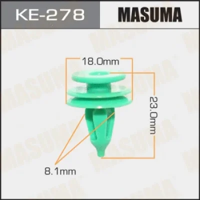 Зажим, молдинг / защитная накладка MASUMA KE-278