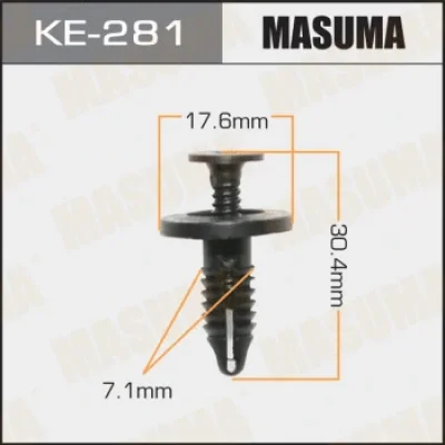 Зажим, молдинг / защитная накладка MASUMA KE-281