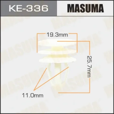 Зажим, молдинг / защитная накладка MASUMA KE-336