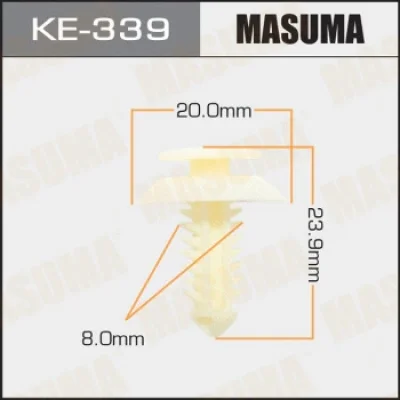 Зажим, молдинг / защитная накладка MASUMA KE-339