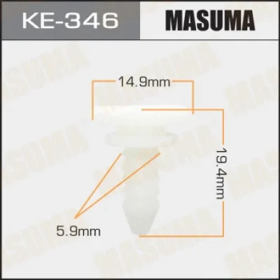 Зажим, молдинг / защитная накладка MASUMA KE-346