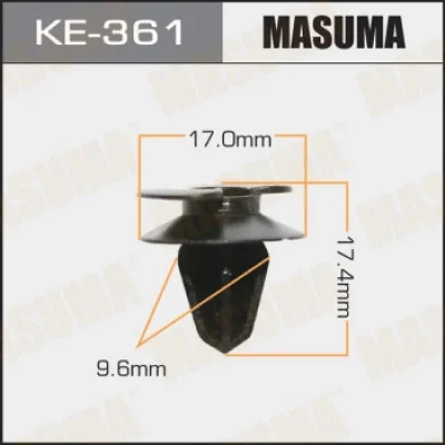Зажим, молдинг / защитная накладка MASUMA KE-361