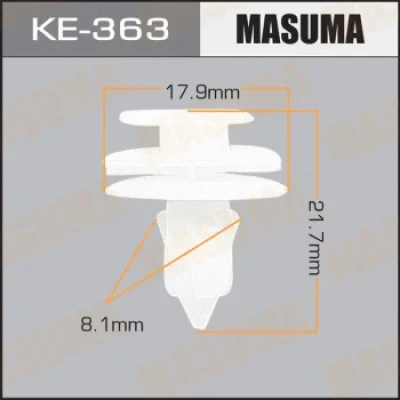 Зажим, молдинг / защитная накладка MASUMA KE-363