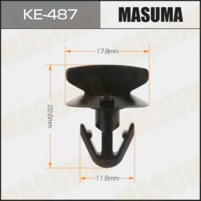 Зажим, молдинг / защитная накладка MASUMA KE-487