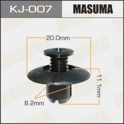 Зажим, молдинг / защитная накладка MASUMA KJ-007