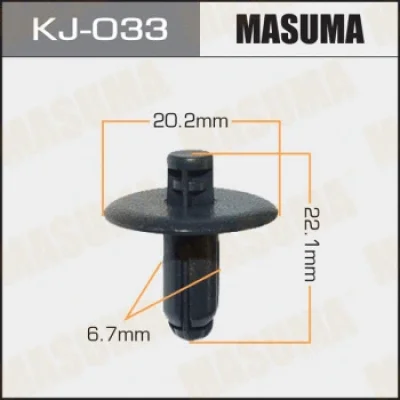Зажим, молдинг / защитная накладка MASUMA KJ033