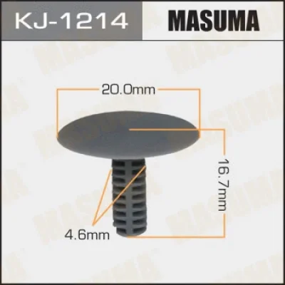 Зажим, молдинг / защитная накладка MASUMA KJ-1214