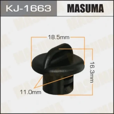 Зажим, молдинг / защитная накладка MASUMA KJ-1663