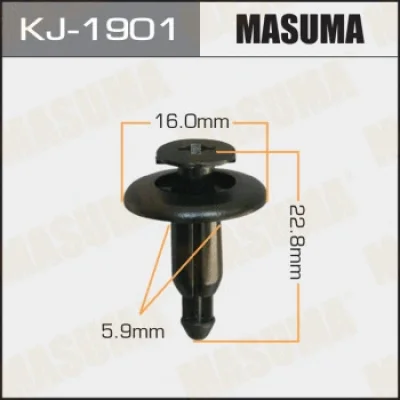 Зажим, молдинг / защитная накладка MASUMA KJ1901