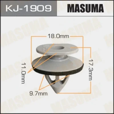 Зажим, молдинг / защитная накладка MASUMA KJ1909