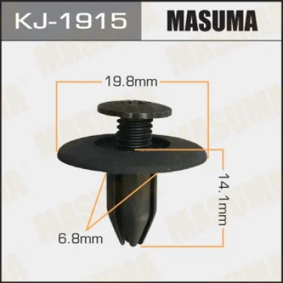 Зажим, молдинг / защитная накладка MASUMA KJ-1915