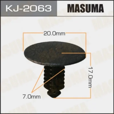 Зажим, молдинг / защитная накладка MASUMA KJ-2063