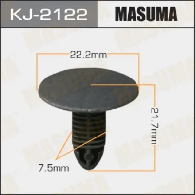 Зажим, молдинг / защитная накладка MASUMA KJ-2122