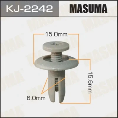 Зажим, молдинг / защитная накладка MASUMA KJ-2242