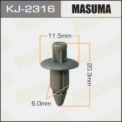 Зажим, молдинг / защитная накладка MASUMA KJ2316