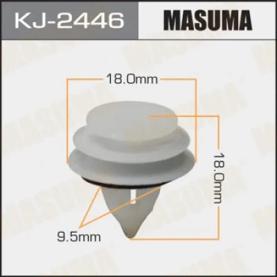 Зажим, молдинг / защитная накладка MASUMA KJ-2446