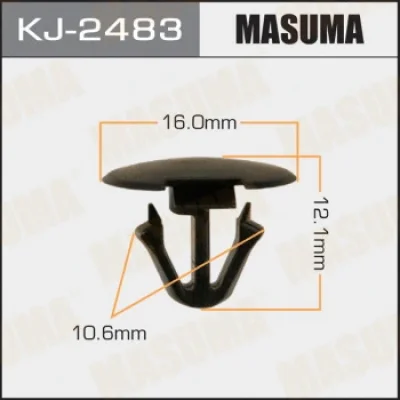 Зажим, молдинг / защитная накладка MASUMA KJ-2483