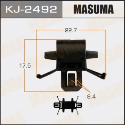 Зажим, молдинг / защитная накладка MASUMA KJ-2492