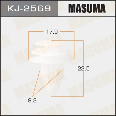 Зажим, молдинг / защитная накладка MASUMA KJ-2569