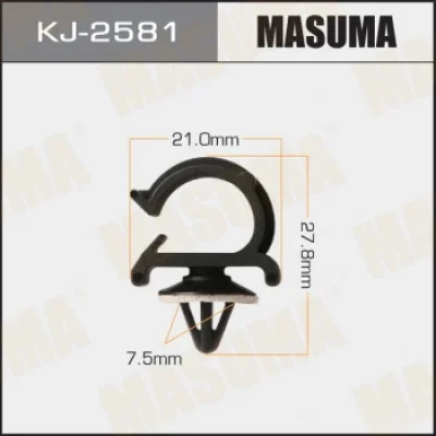 Зажим, молдинг / защитная накладка MASUMA KJ-2581
