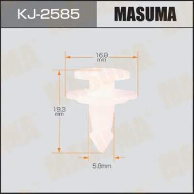 Зажим, молдинг / защитная накладка MASUMA KJ-2585