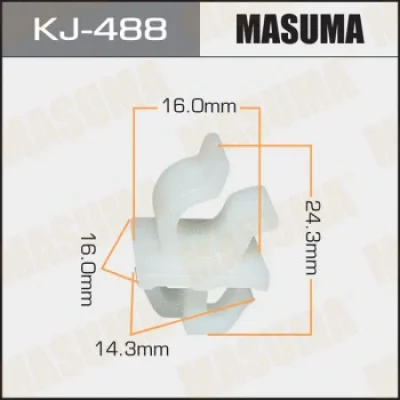 Зажим, молдинг / защитная накладка MASUMA KJ488