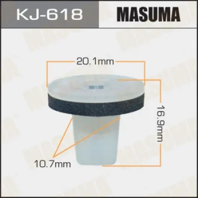 Зажим, молдинг / защитная накладка MASUMA KJ-618