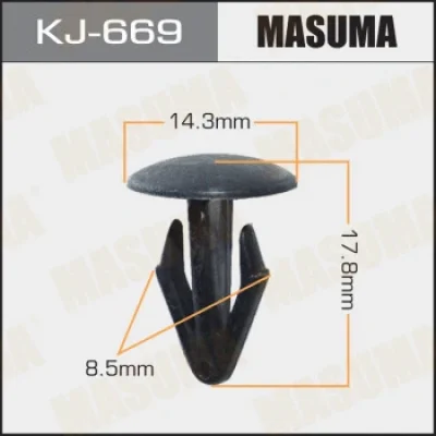 Зажим, молдинг / защитная накладка MASUMA KJ-669
