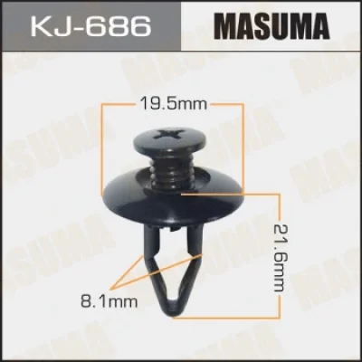 Зажим, молдинг / защитная накладка MASUMA KJ-686