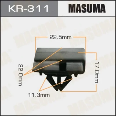 Зажим, молдинг / защитная накладка MASUMA KR-311
