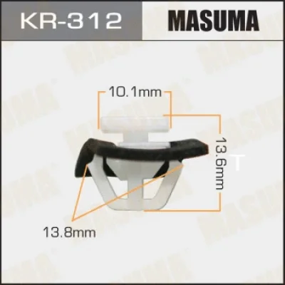 Зажим, молдинг / защитная накладка MASUMA KR-312