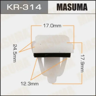 Зажим, молдинг / защитная накладка MASUMA KR-314