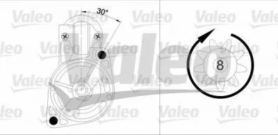 455965 VALEO Стартер