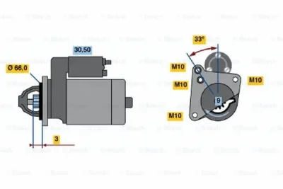 0 001 108 143 BOSCH Стартер