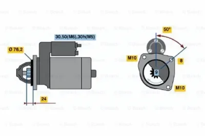 0 001 108 245 BOSCH Стартер