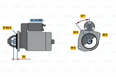 0 001 109 313 BOSCH Стартер