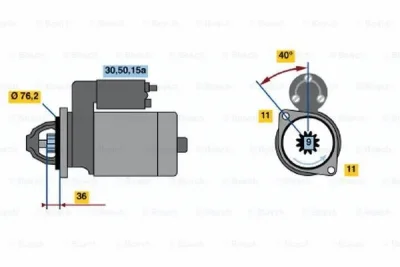 0 001 112 003 BOSCH Стартер