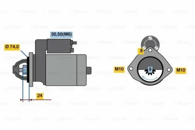 0 001 115 040 BOSCH Стартер