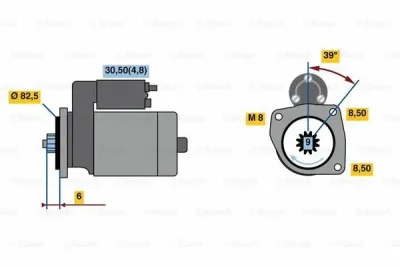 0 001 121 034 BOSCH Стартер