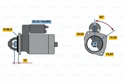 0 001 211 513 BOSCH Стартер