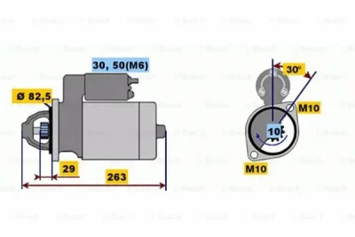 0 001 218 162 BOSCH Стартер