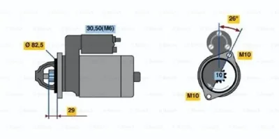 0 001 223 005 BOSCH Стартер