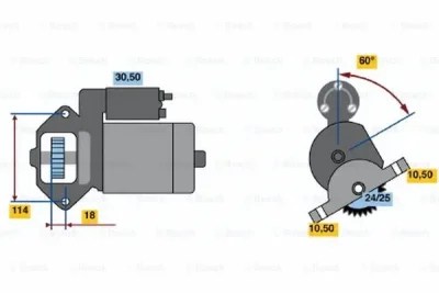 0 986 012 921 BOSCH Стартер