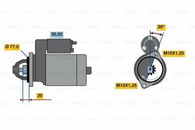 0 986 023 980 BOSCH Стартер