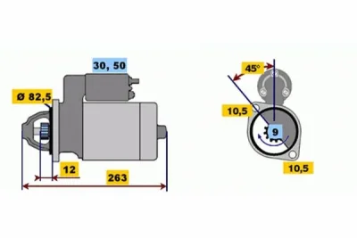 9 000 331 428 BOSCH Стартер