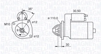 063522187740 MAGNETI MARELLI Стартер