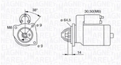 063720796010 MAGNETI MARELLI Стартер