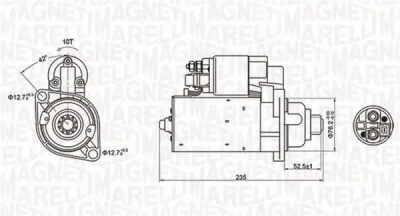 063720974010 MAGNETI MARELLI Стартер