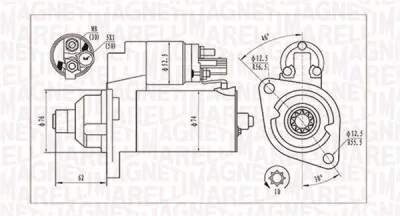 063721323010 MAGNETI MARELLI Стартер