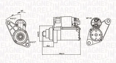 063721330010 MAGNETI MARELLI Стартер